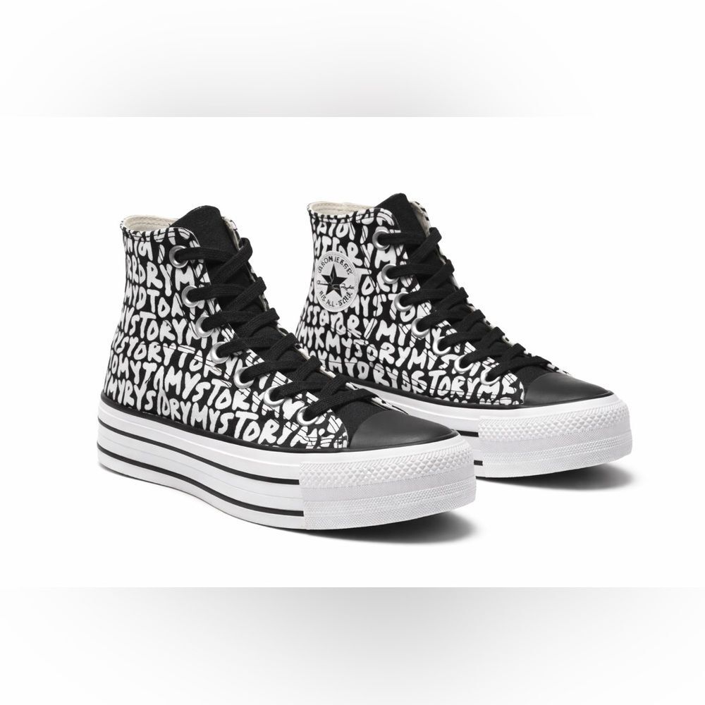 Converse Chuck Taylor All Star Platform My Story Print W 6.5
